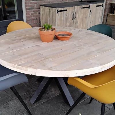 Tuintafel rond